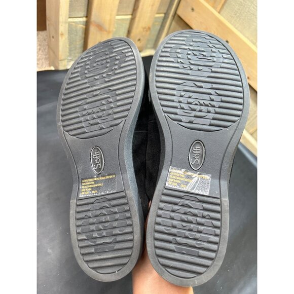 Söfft Womens Black Suede Slip-On Clog 'Bellflower' Slipper Size 10 NWOB - Picture 6 of 9